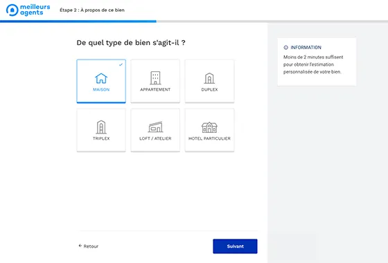 Estimer le prix de votre bien en ligne